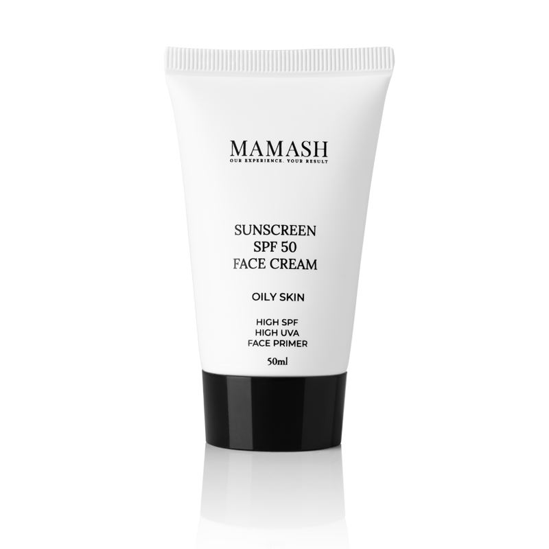 Крем для обличчя SPF 50 для жирної та комбінованої